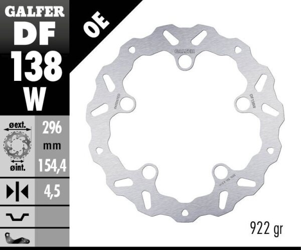 Brake Disc Wave Fixed