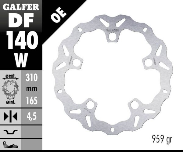 Brake Disc Wave Fixed