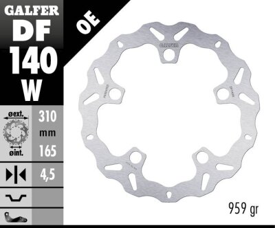 Brake Disc Wave Fixed