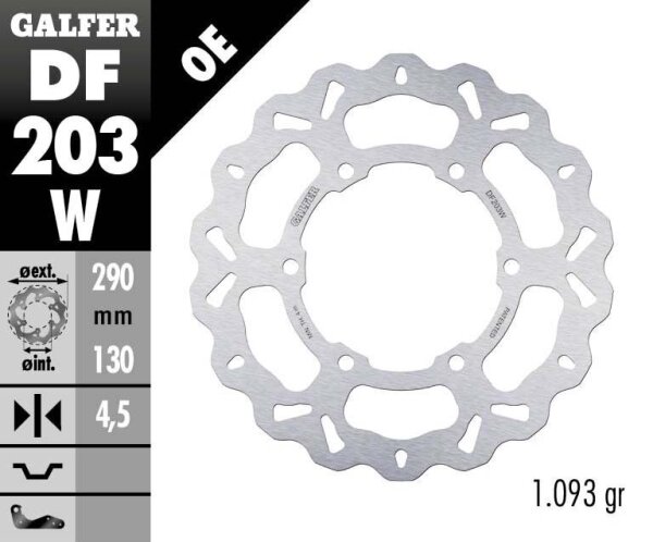 Brake Disc Wave Fixed