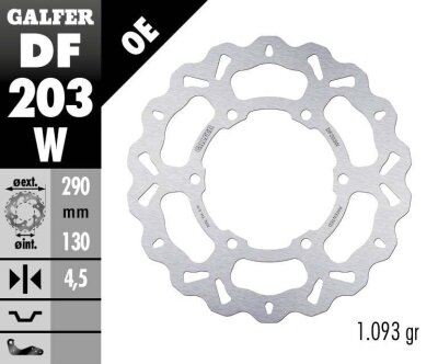 Brake Disc Wave Fixed