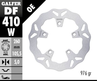 Brake Disc Wave Fixed