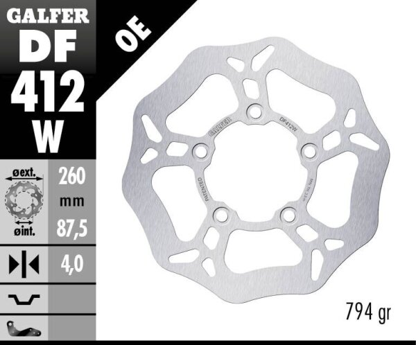 Brake Disc Wave Fixed