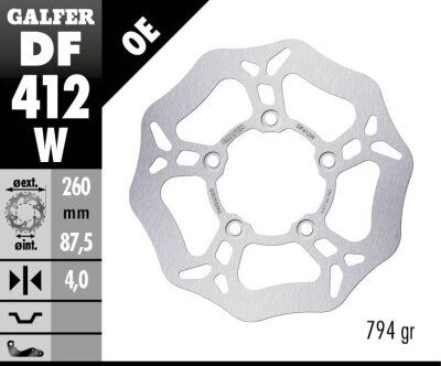 Brake Disc Wave Fixed