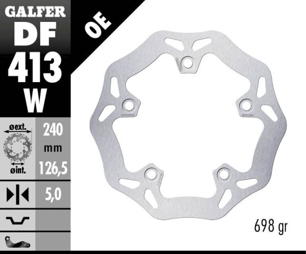 Brake Disc Wave Fixed