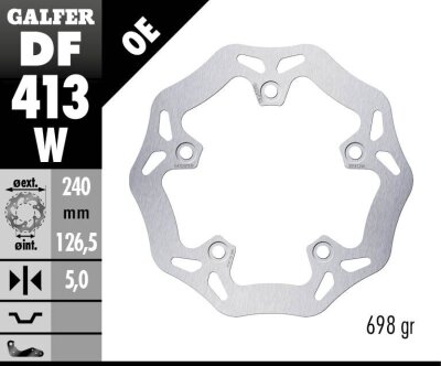 Brake Disc Wave Fixed