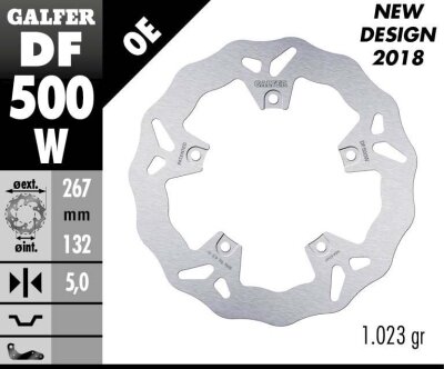 Brake Disc Wave Fixed
