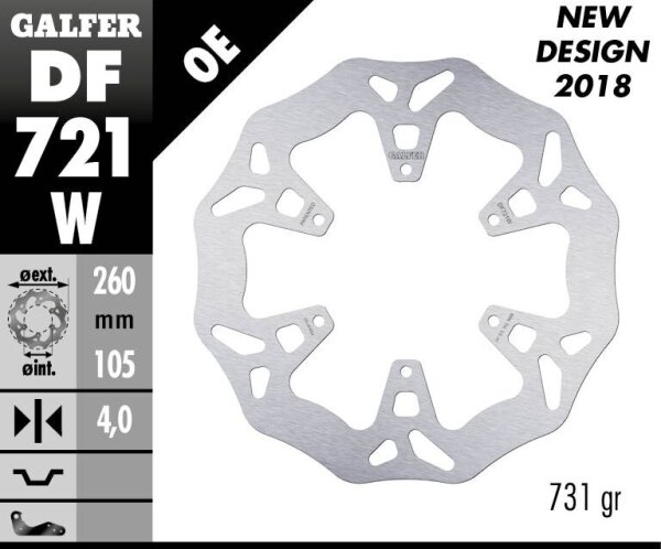 Brake Disc Wave Fixed
