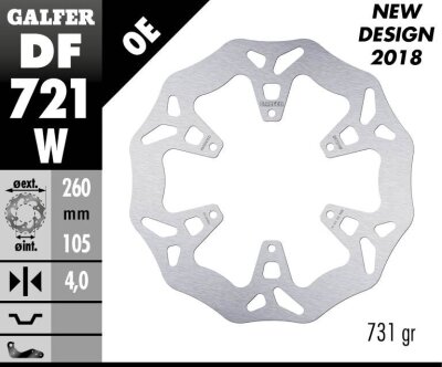 Brake Disc Wave Fixed