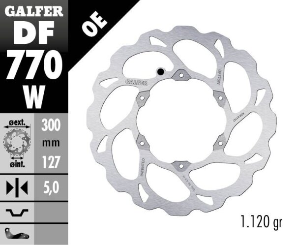 Brake Disc Wave Fixed
