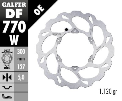 Brake Disc Wave Fixed