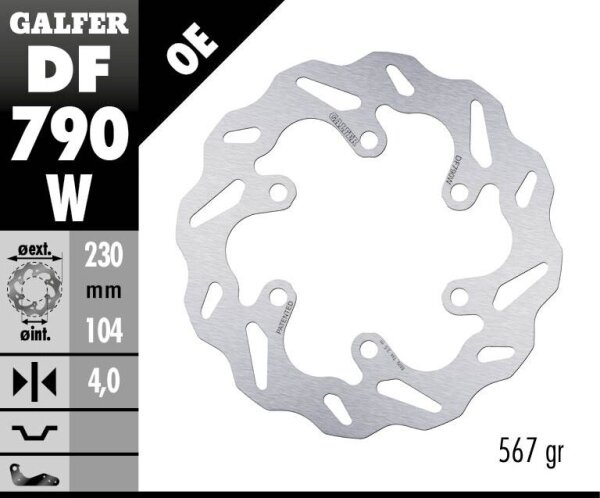 Brake Disc Wave Fixed