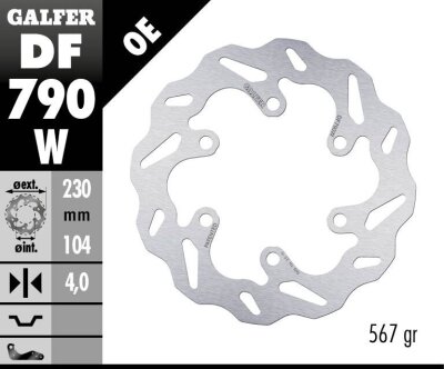 Brake Disc Wave Fixed