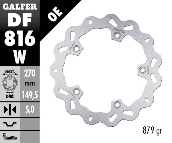 Brake Disc Wave Fixed