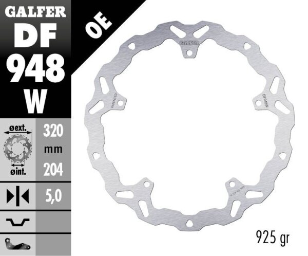 Brake Disc Wave Fixed