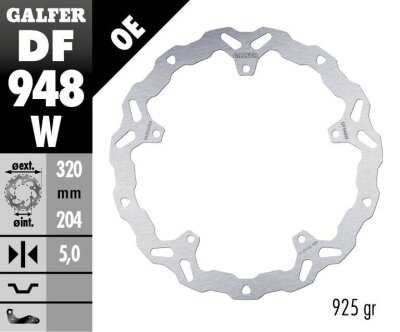 Brake Disc Wave Fixed