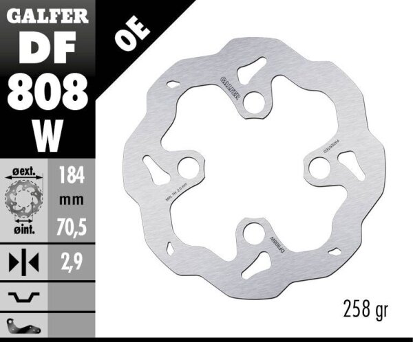 Brake Disc Wave Fixed