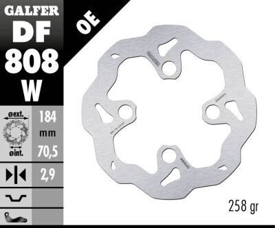 Brake Disc Wave Fixed
