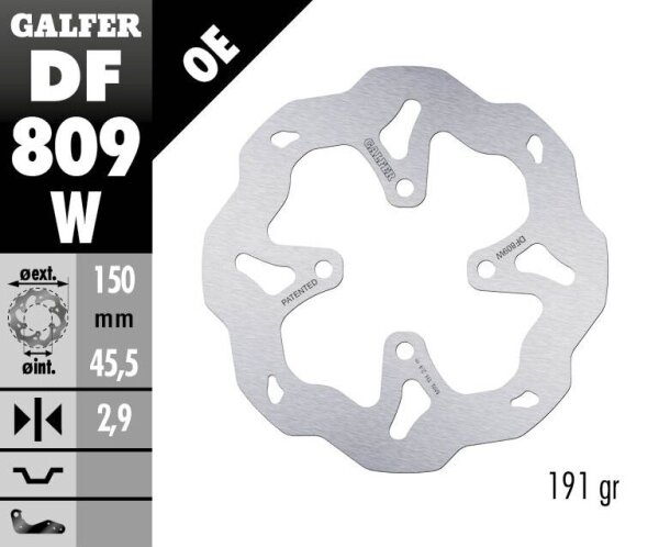 Brake Disc Wave Fixed