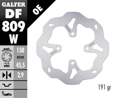Brake Disc Wave Fixed