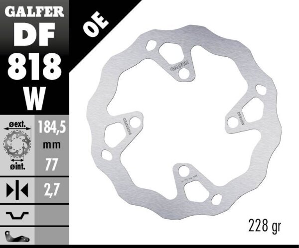 Brake Disc Wave Fixed