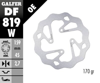 Brake Disc Wave Fixed