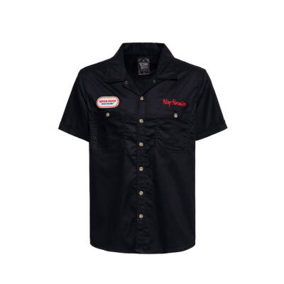 King Kerosin Redondo Beach work shirt black Size M