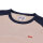 13 1/2 Waffle jersey sand/navy Size S