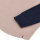 13 1/2 Waffle jersey sand/navy Size S