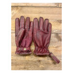 13 1/2 Loud Ride gloves burgundy Size XS