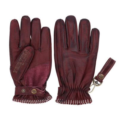 13 1/2 Loud Ride gloves burgundy Size M