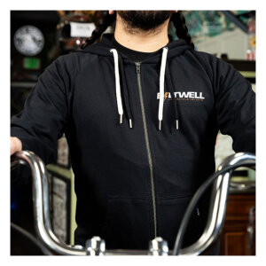 Biltwell Bolts zip hoodie black Size L