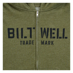 Biltwell Stencip zip hoodie green Size 2XL