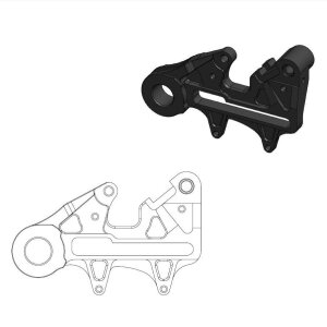 Brake Caliper Adaptor 240mm
