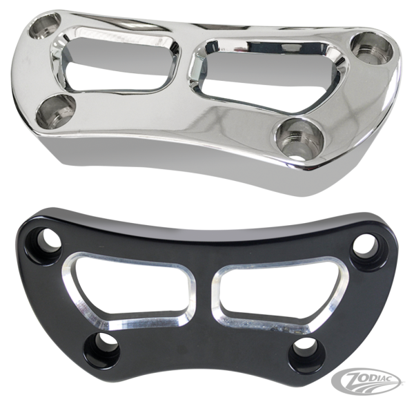 Top Riser Clamp Cut-Out 1" Chr HD73-Up (DE)