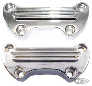 Top Riser Clamp Finned 1" Chr HD73-Up (DE)