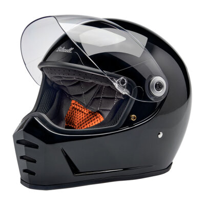 Biltwell Lane Splitter helmet gloss black Size 2XL