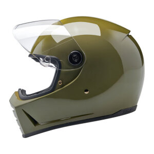 Biltwell Lane Splitter helmet olive green Size XS