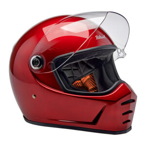 Biltwell Lane Splitter helmet cherry red Size 2XL