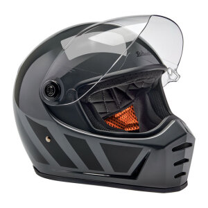 Biltwell Lane Splitter helmet grey inertia Size 2XL