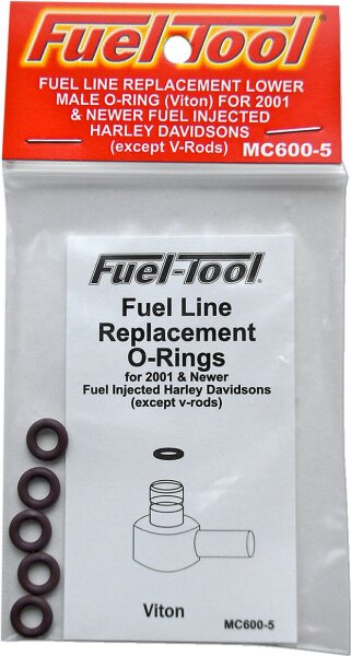 O-ring Fuel Line Male 5pk