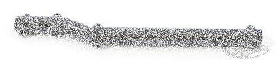 Left Side Muffler Support Black FL58-84 (DE)