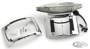 Chrome Pl. Holder/Tail Smoke FLHT14-Up