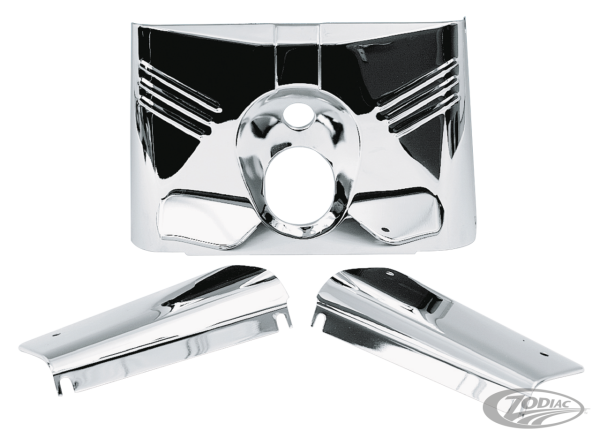Fork Cover Kit Smooth Chrome FLST86-17 (DE)