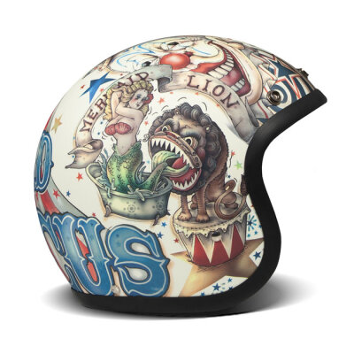 ** DMD Retro helmet Circus Size 2XL