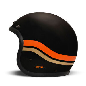 DMD Retro helmet Matt Black Sunset Size S