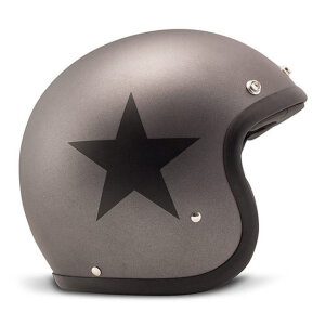 ** DMD Retro helmet Star Grey Size 2XL