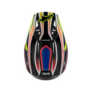 Helmet Yth Sm3 Wurx Blk/yl/b Y