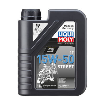 Liqui Moly, 4T 15W-50 Street oil. 1 liter