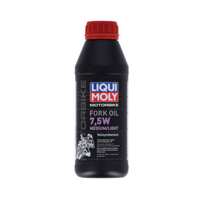 Liqui Moly, fork oil 7.5W medium/light. 500cc